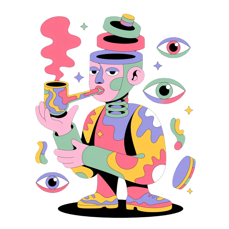 Smoke shop illustration